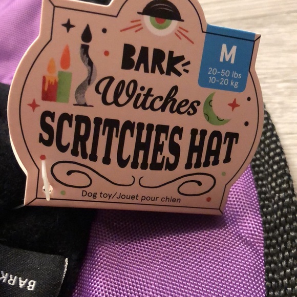 NEW- Bark Box Witches Hat and Pumpkin - Picture 4 of 7